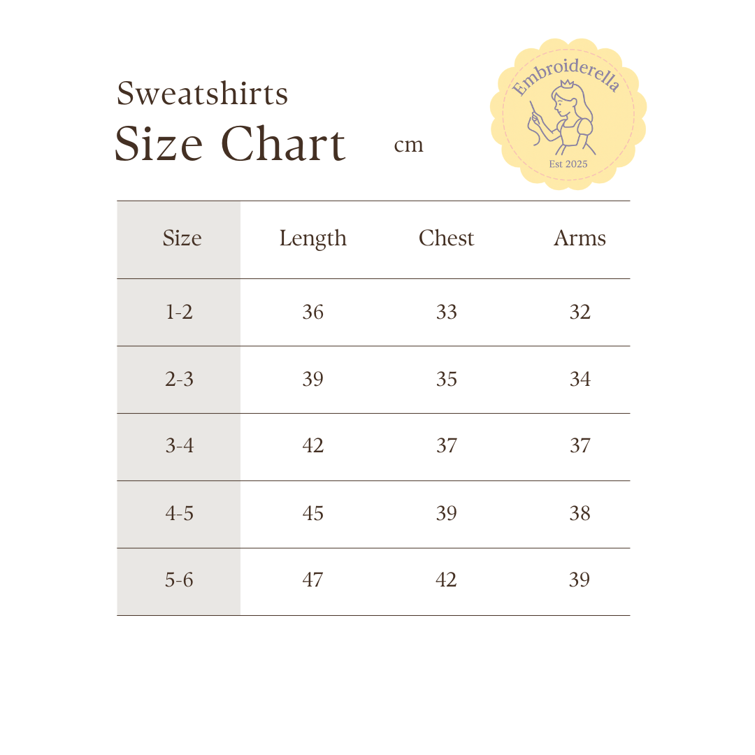 Personalised Appliqué Sweatshirt