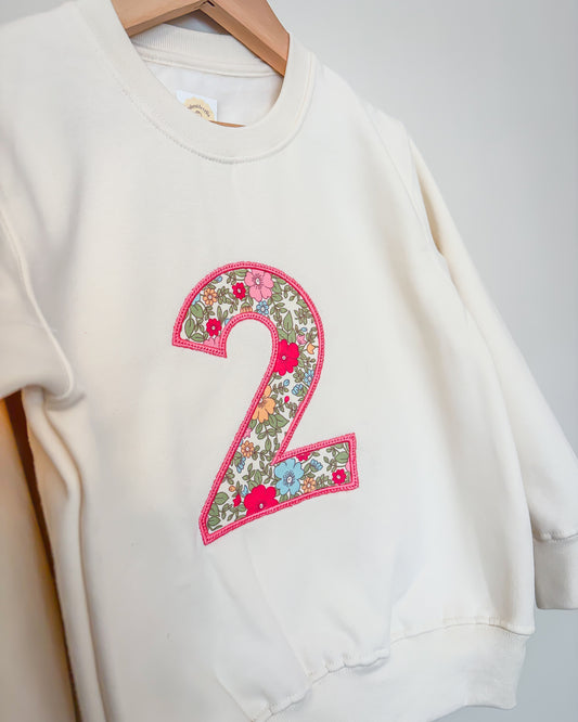 Birthday Number Sweatshirt