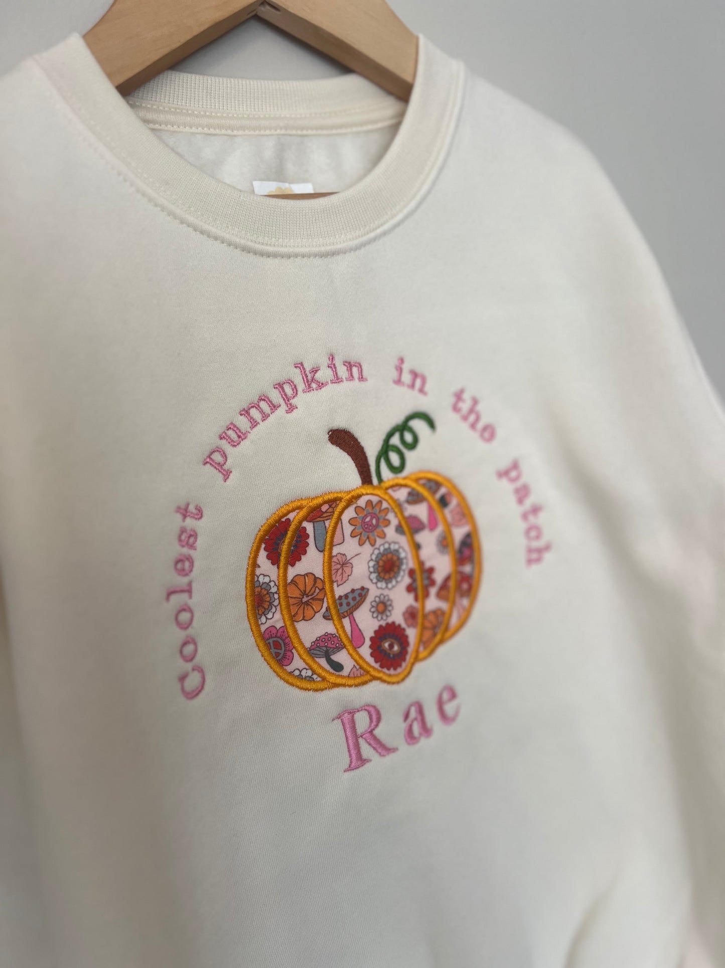 Pumpkin Applique Sweatshirt