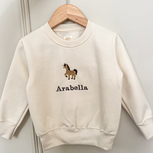Pony Embroidered Sweatshirt