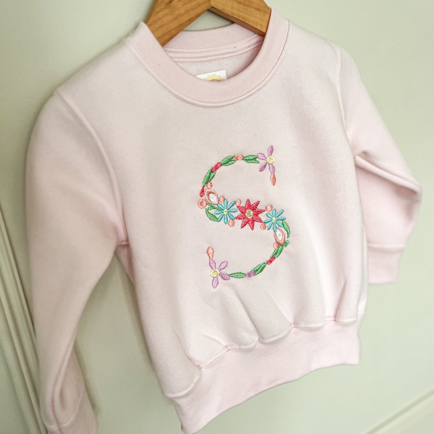 Floral letter Sweatshirt